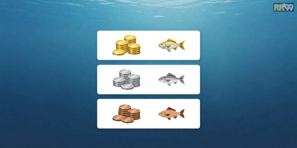 Bảng giá chi tiết các gói nạp tiền cho bắn cá online rr99 cập nhật năm 2025