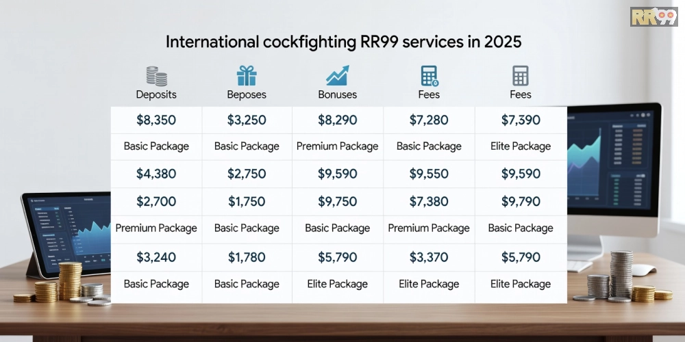 Bảng giá chi tiết các gói dịch vụ đá gà quốc tế rr99 cập nhật năm 2025