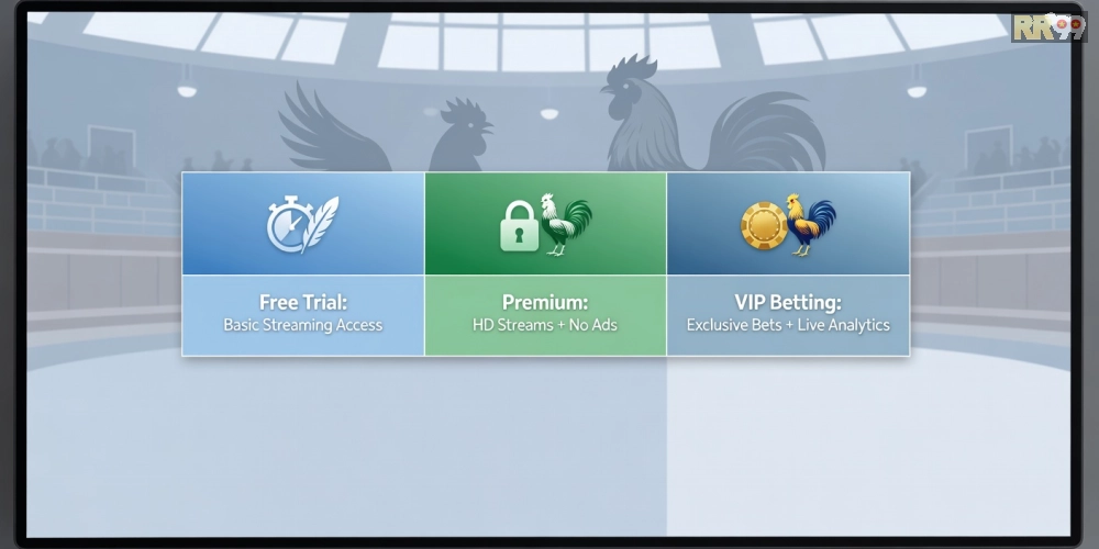 Bảng giá chi tiết các gói xem đá gà trực tiếp rr99 cập nhật năm 2025 với ưu đãi hấp dẫn