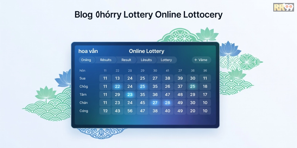 Minh họa giao diện nền tảng xổ số minh ngọc rr99 với kết quả hiển thị rõ ràng