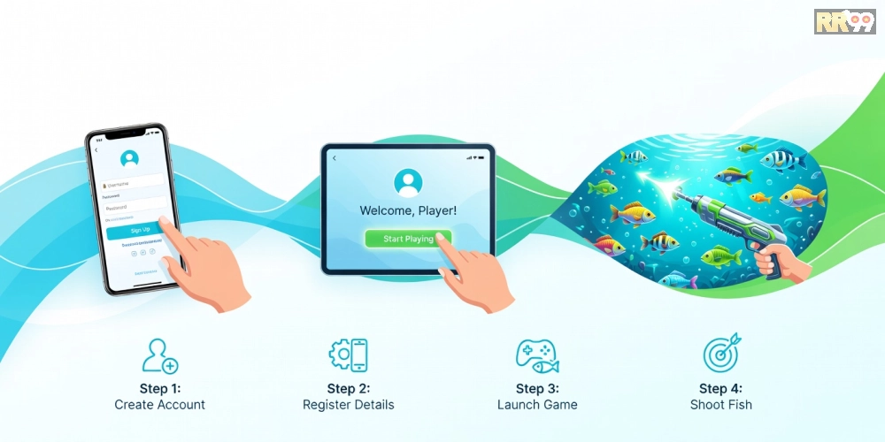 Hướng dẫn từng bước đăng ký và chơi bắn cá online rr99 đơn giản cho người mới