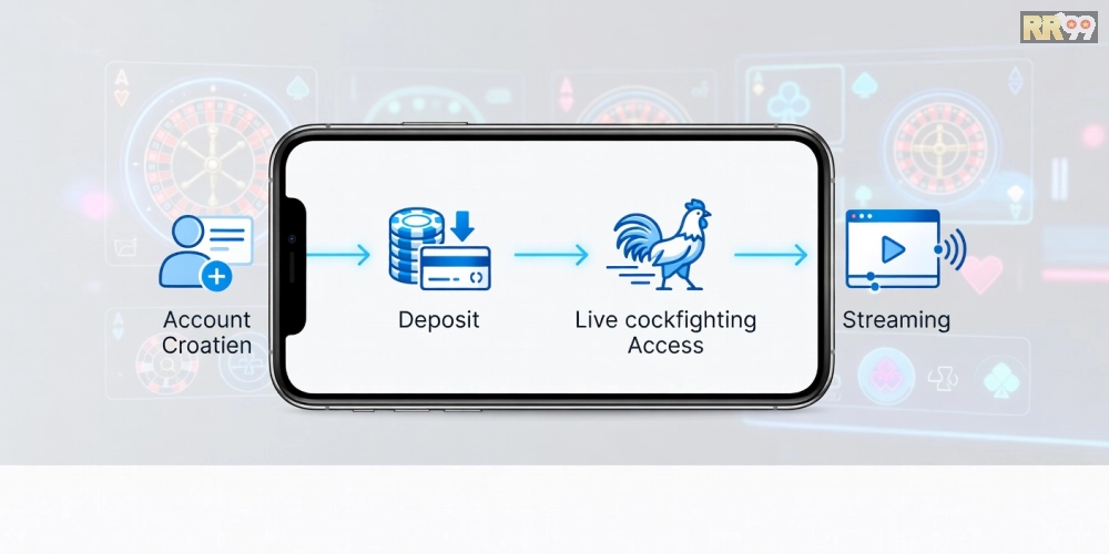 Hướng dẫn từng bước đăng ký và sử dụng xem đá gà trực tiếp tại casino RR99