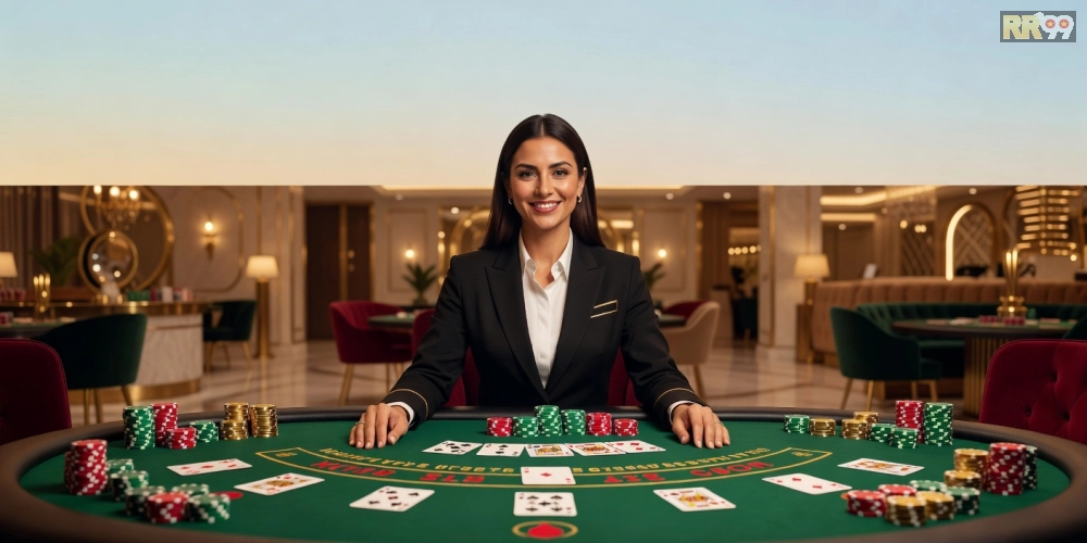 Khái niệm live casino rr99 với dealer thực tế và giao diện hiện đại