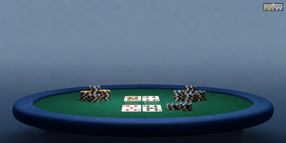 Giao diện chơi baccarat trên nền tảng rr99 với bàn cược hấp dẫn
