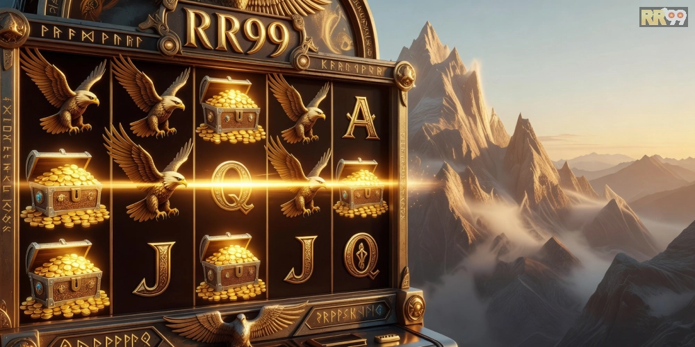 Hình ảnh slot game Đại Bàng Vàng với jackpot hấp dẫn trên rr99