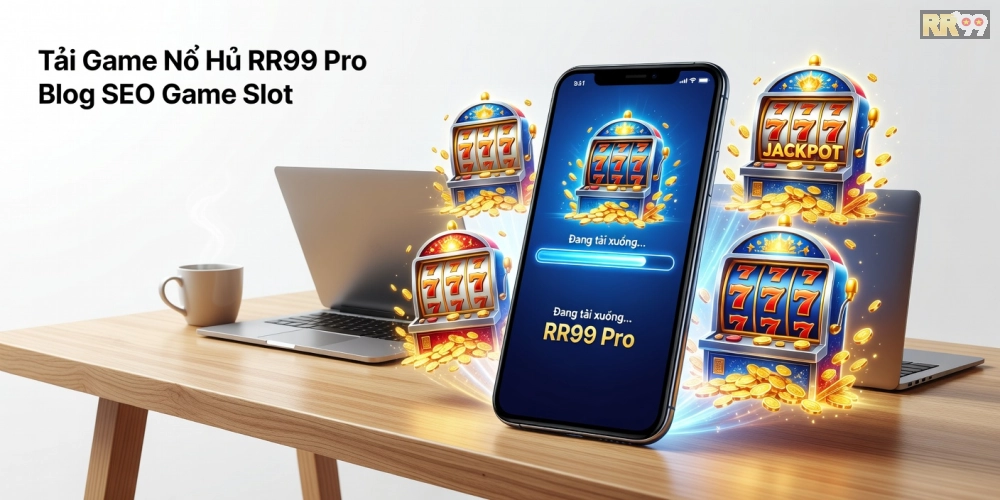 Ứng dụng tải game nổ hũ RR99 Pro với giao diện hiện đại và jackpot lớn